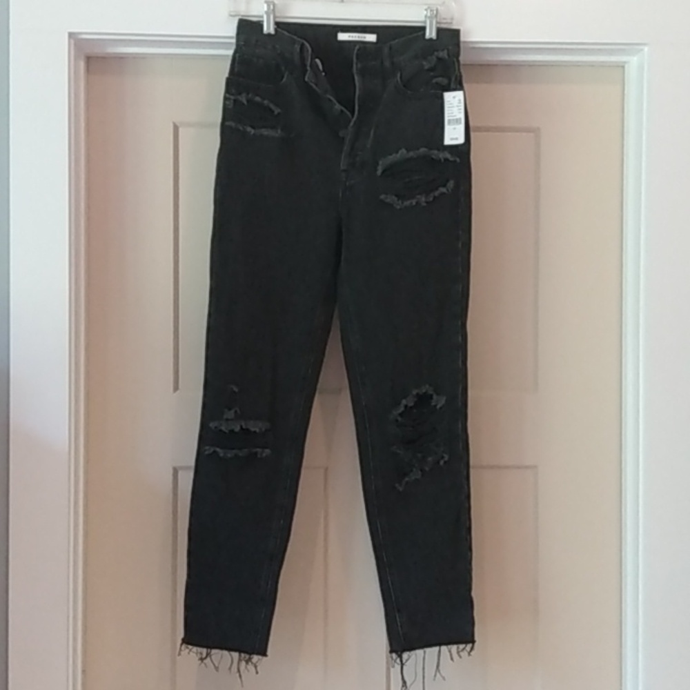 Pacsun ultra high rise slim 25 black jeans
